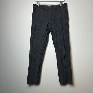 Bonobos Pants Mens 33x29 Gray Slim Fit Preppy Career Classic Casual Office